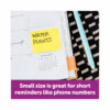 Original Recycled Note Pads, 1.5" x 2", Canary Yellow, 100 Sheets/Pad, 12 Pads/Pack - Image 7
