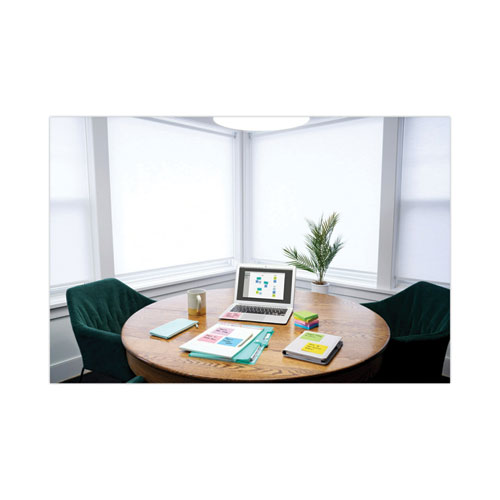 Original Pads in Floral Fantasy Collection Colors, Note Ruled, 3" x 5", 100 Sheets/Pad, 5 Pads/Pack - Image 2