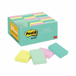 Original Pads in Beachside Cafe Collection Colors, Value Pack, 1.38" x 1.88", 100 Sheets/Pad, 24 Pads/Pack