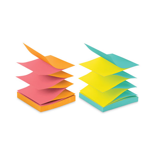 Original Pop-up Refill, Poptimistic Collection Alternating-Color Value Pack, 3" x 3", 100 Sheets/Pad, 12 Pads/Pack - Image 2