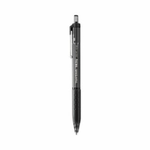 InkJoy 300 RT Ballpoint Pen, Retractable, Medium 1 mm, Black Ink, Black Barrel, 24/Pack