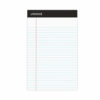 Premium Ruled Writing Pads with Heavy-Duty Back, Narrow Rule, Black Headband, 50 White 5 x 8 Sheets, 12/Pack - Image 9