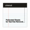 Premium Ruled Writing Pads with Heavy-Duty Back, Narrow Rule, Black Headband, 50 White 5 x 8 Sheets, 12/Pack - Image 5