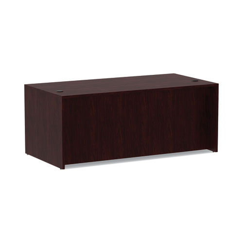 Alera Valencia Series Straight Front Desk Shell, 71" x 35.5" x 29.63", Mahogany - Image 6