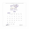 Recycled Academic Zodiac Wall Calendar, 11 x 14, Multicolor Sheets, 12-Month (Aug to July): 2025 to 2026