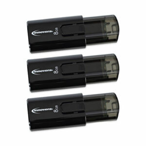 USB 3.0 Flash Drive, 8 GB, 3/Pack