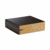 Classroom Book Compartment Science Table, 60w x 30d x 30h, Black High Pressure Laminate (HPL) Top, Oak Base - Image 2