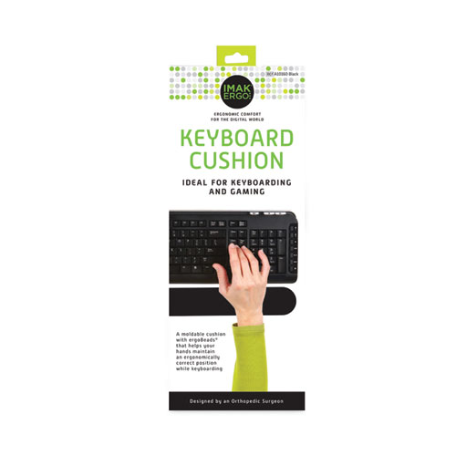 Keyboard Wrist Cushion, 17.75 x 3, Black - Image 2