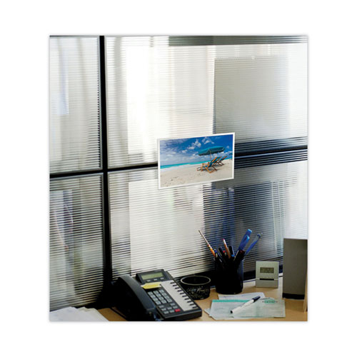 Removable Clear Mounting Squares, Holds Up to 0.33 lbs, 0.69 x 0.69, Clear, 35/Pack - Image 3