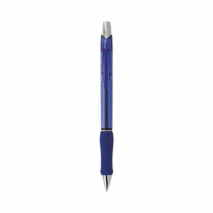 R.S.V.P. Super RT Ballpoint Pen, Retractable, Medium 0.7 mm, Blue Ink, Translucent Blue/Blue Barrel, Dozen
