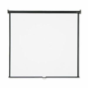 Wall or Ceiling Projection Screen, 70 x 70, White Matte Finish