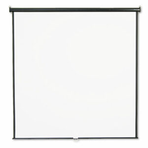Wall or Ceiling Projection Screen, 84 x 84, White Matte Finish