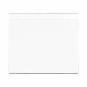 Classic Image Wall-Mount Sign Holder, Landscape, 11 x 8.5, Clear