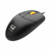 iMouse W3 Waterproof Antimicrobial Mouse with Magnetic Scroll Wheel, USB 2.0, Left/Right Hand Use, Black - Image 3