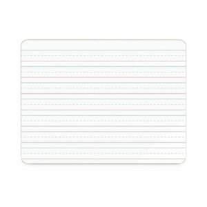 Double-Sided Dry Erase Lap Board, 12" x 9", White Surface, 24/Pack