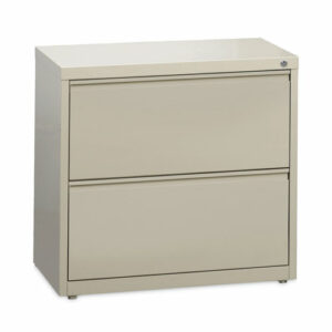 Lateral File Cabinet, 2 Letter/Legal/A4-Size File Drawers, Putty, 30 x 18.62 x 28
