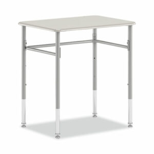 SmartLink Student Desk, Rectangle, 20" x 26" x 23" to 33", White, 2/Carton