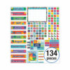 Calendar Bulletin Board Sets, 134-Piece Set, One World, 23" x 17", Multicolor - Image 4