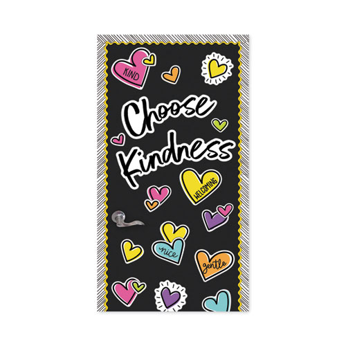 Motivational Bulletin Board Sets, 75-Piece Set, Kind Vibes, 30" x 16", Multicolor - Image 7