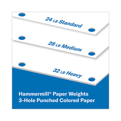 Premium Laser Print Paper, 98 Bright, 3-Hole, 24 lb Bond Weight, 8.5 x 11, White, 500/Ream - Image 8