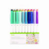 Ultimate Fine Point Porous Point Pen, Stick, Fine 0.4 mm, Assorted Ink Colors, White Barrel, 30/Set