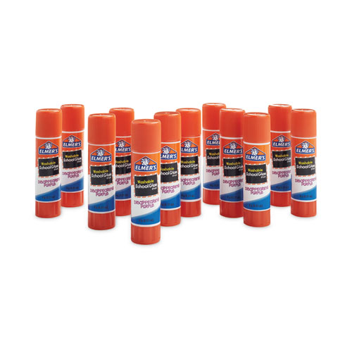 Disappearing Purple School Glue Stick, 0.21 oz, Dries Clear, 12/Pack - Image 4