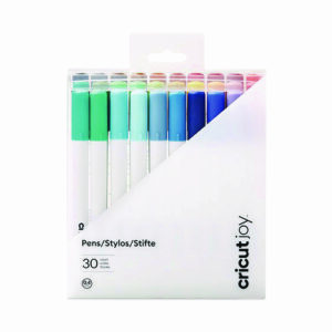 Joy Porous Point Pen, Stick, Fine 0.4 mm, Assorted Ink Colors, White Barrel, 30/Set