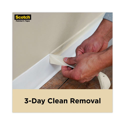 Commercial-Grade Masking Tape for Production Painting, 3" Core, 0.94" x 60 yds, Natural - Image 8