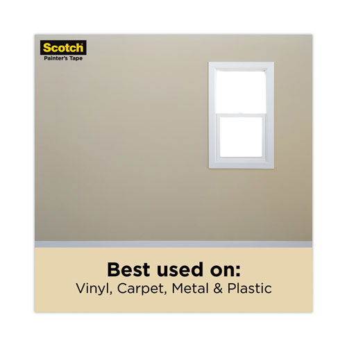 Commercial-Grade Masking Tape for Production Painting, 3" Core, 0.94" x 60 yds, Natural - Image 9