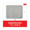 Precise Mouse Pad with Nonskid Repositionable Adhesive Back, 8.5 x 7, Bitmap Design - Image 2