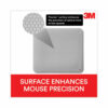 Precise Mouse Pad with Nonskid Repositionable Adhesive Back, 8.5 x 7, Bitmap Design - Image 3