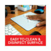 Precise Mouse Pad with Nonskid Repositionable Adhesive Back, 8.5 x 7, Bitmap Design - Image 5