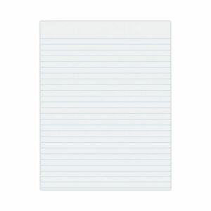 Composition Paper, 8.5 x 11, Wide/Legal Rule, 500/Pack