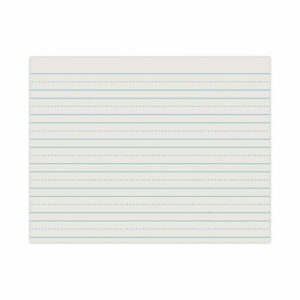 Skip-A-Line Ruled Newsprint Paper, 3/4" Two-Sided Long Rule, 8.5 x 11, 500/Ream