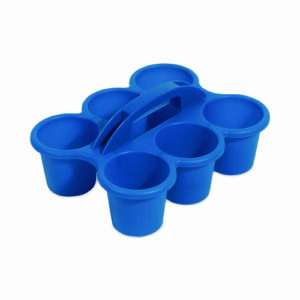 Little Artist Antimicrobial Six-Cup Caddy, Blue
