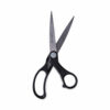 Stainless Steel Office Scissors, 8.5" Long, 3.75" Cut Length, Offset Black Handle - Image 4