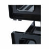 Recycled Plastic Side Load Desk Trays, 2 Sections, Legal Size Files, 16.25" x 9" x 2.75", Black - Image 3