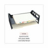 Recycled Plastic Side Load Desk Trays, 2 Sections, Legal Size Files, 16.25" x 9" x 2.75", Black - Image 4