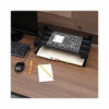 Recycled Plastic Side Load Desk Trays, 2 Sections, Legal Size Files, 16.25" x 9" x 2.75", Black - Image 5