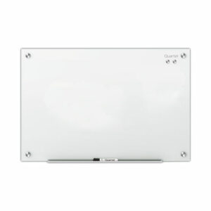Infinity Magnetic Glass Marker Board, 48" x 36", White Surface