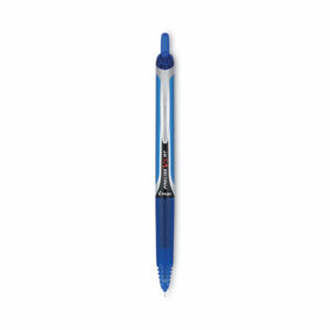 Precise V5RT Rollerball Pen, Retractable, Extra-Fine 0.5 mm, Blue Ink, Blue Barrel