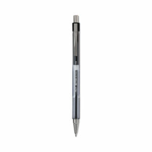Better Ballpoint Pen, Retractable, Fine 0.7 mm, Black Ink, Smoke Barrel, Dozen
