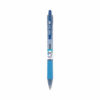 B2P Bottle-2-Pen Recycled Ballpoint Pen, Retractable, Fine 0.7 mm, Blue Ink, Translucent Blue Barrel, Dozen