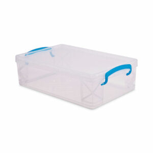 Super Stacker Large Pencil Box, 9" x 5.5" x 2.62", Clear