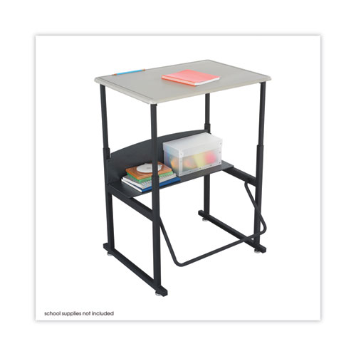 Alphabetter Desks, 28" x 20" x 26" to 42", Beige - Image 3