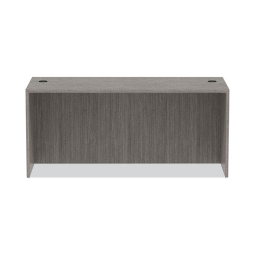 Alera Valencia Series Straight Front Desk Shell, 65" x 29.5" x 29.63", Gray - Image 6
