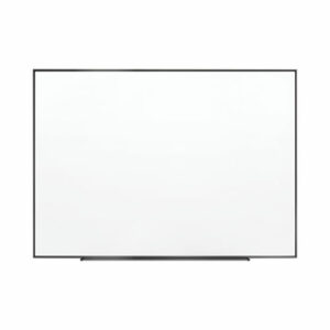 Fusion Nano-Clean Magnetic Whiteboard, 72" x 48", White Surface, Satin Aluminum Frame