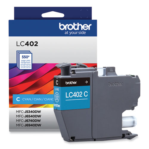 LC402CS Ink, 550 Page-Yield, Cyan - Image 2
