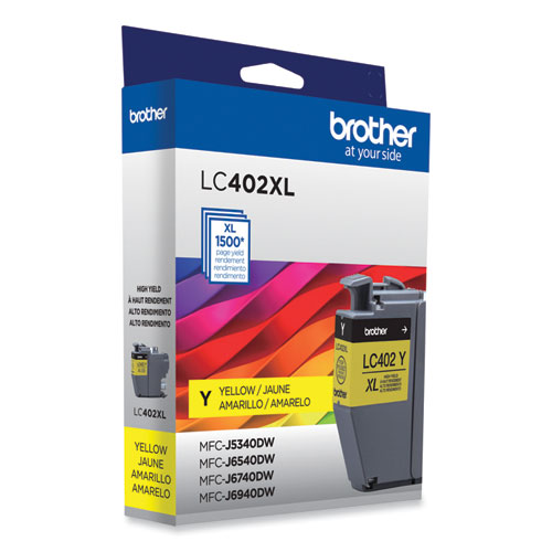 LC402XLYS High-Yield Ink, 1,500 Page-Yield, Yellow - Image 4