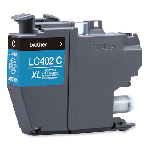 LC402XLCS High-Yield Ink, 1,500 Page-Yield, Cyan - Image 3